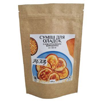 Сумiш для оладок міні з кукурудзяним борошном 150г 4820216951547 фото