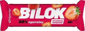 Батончик протеїновий Sporter BILOK полуниця, 60 г 10017 фото