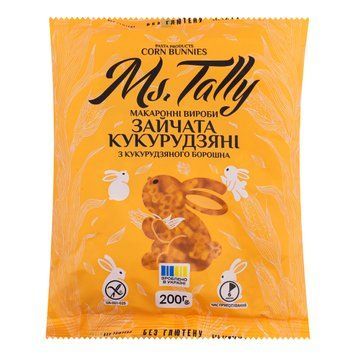 Макарони кукурудзянi "Зайчата" 200 г 4820216951783 фото