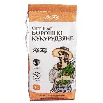 Борошно кукурудзяне 1кг 4820216950052 фото